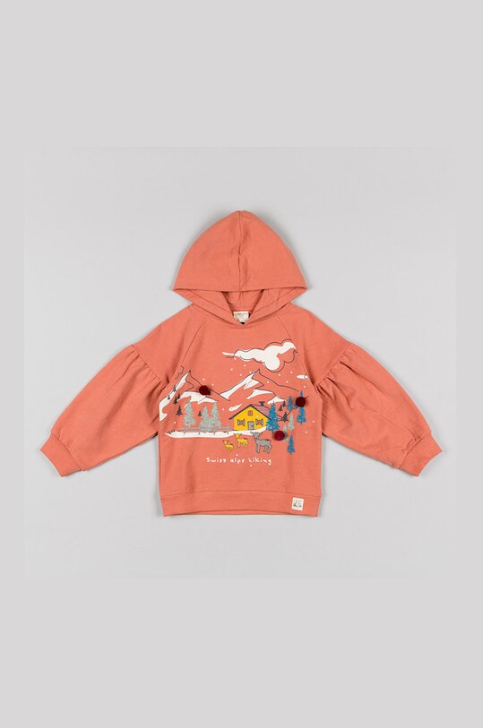 Детская кофта zippy с капюшоном розовый 226.6941ZT