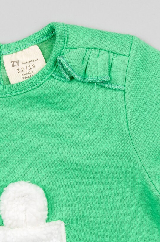 Dievča Detská mikina zippy 228.6908ZT zelená