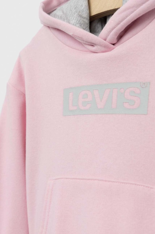 DÍVKA Dětská mikina Levi's 3EF634. růžová