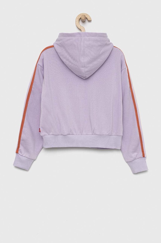 Levi's bluza dziecięca 4EF631. fioletowy AW22