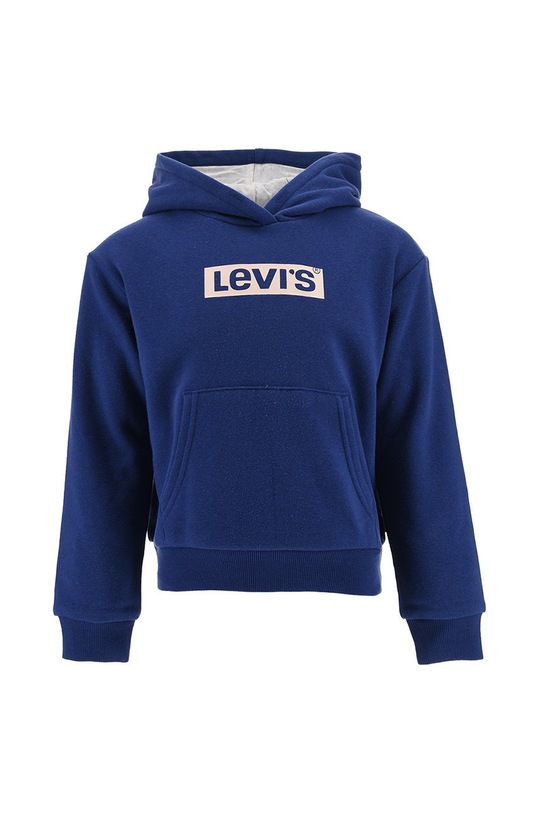 Levi's bluza dziecięca z kapturem granatowy 4EF634.