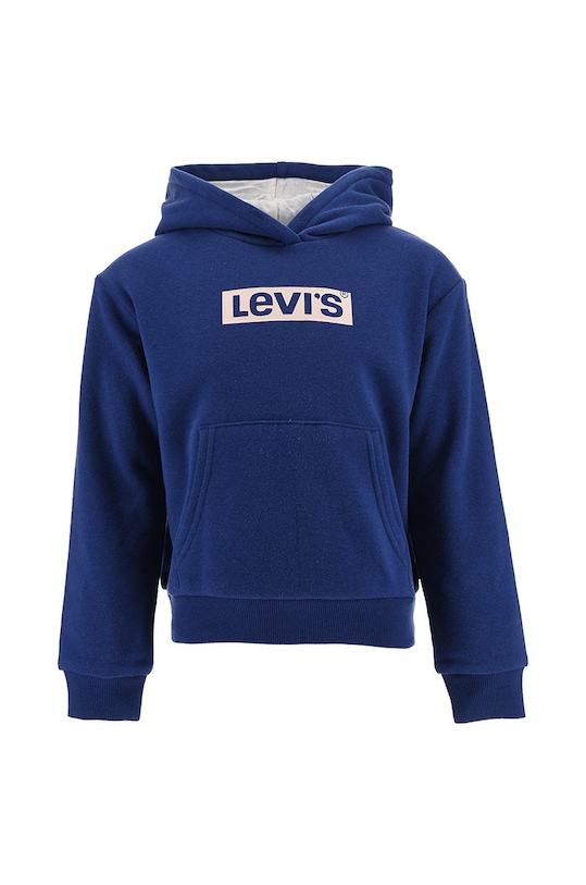 Detská mikina Levi's s kapucňou tmavomodrá 4EF634.