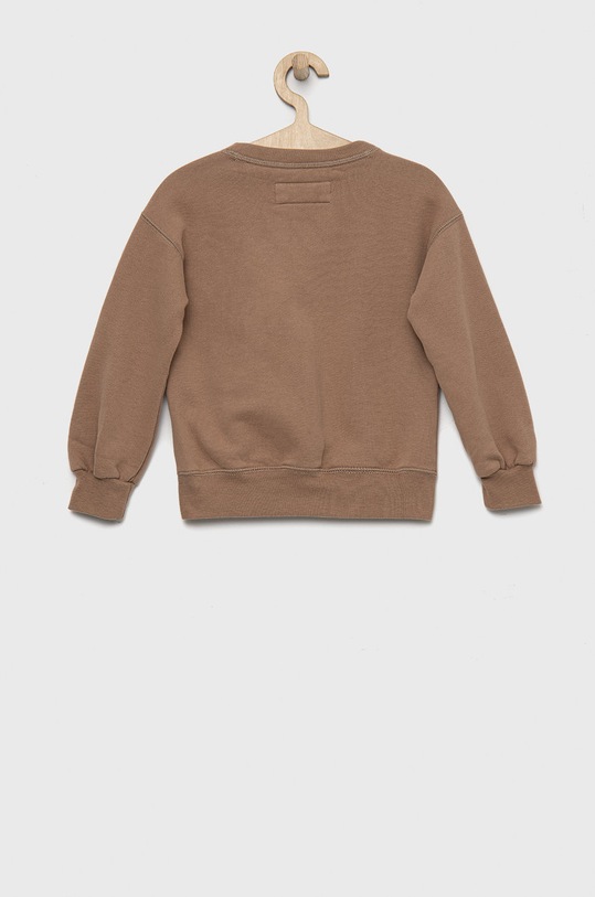 Detská mikina Abercrombie & Fitch KI252.2427 hnedá AW22