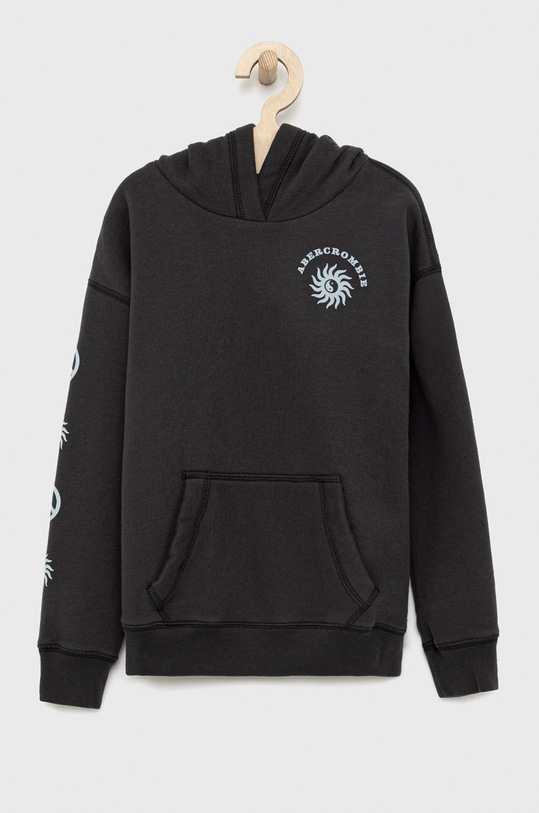Abercrombie & Fitch bluza dziecięca z kapturem szary KI252.2604