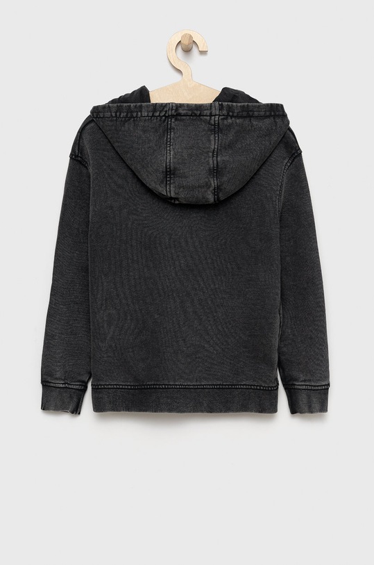 Guess bluzka bawełniana dziecięca H2YJ05.FL04D czarny AW22