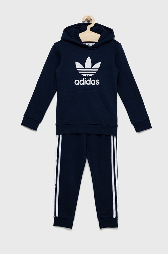 Detská tepláková súprava adidas Originals nášivka tmavomodrá HK2955