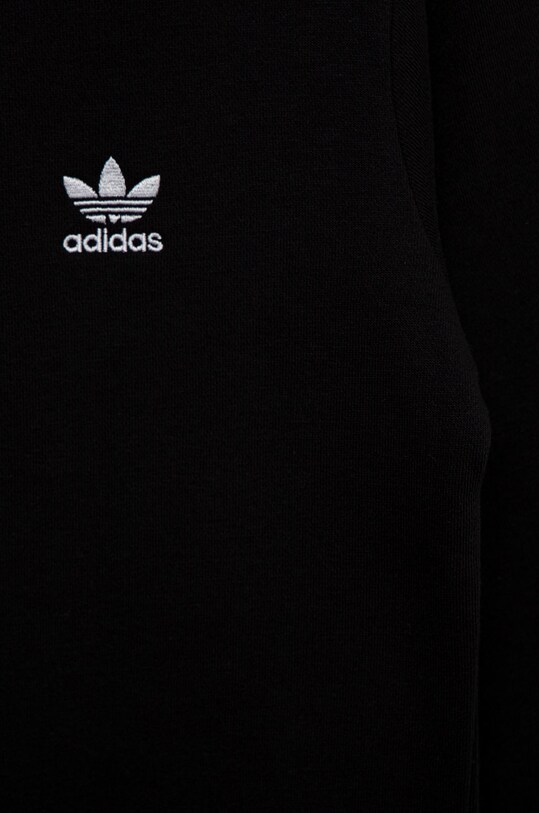 Băieți adidas Originals hanorac de bumbac pentru copii HS8870 negru