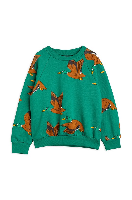 Mini Rodini bluza bawełniana dziecięca wzorzyste zielony 2272001075