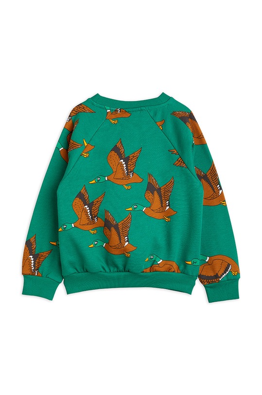 Mini Rodini bluza bawełniana dziecięca 2272001075 zielony AW22