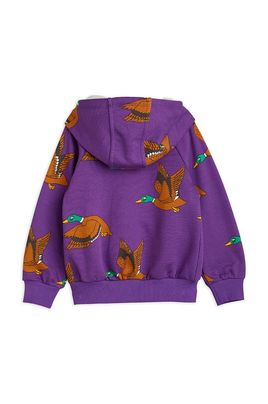 Mini Rodini bluza bawełniana dziecięca 2272001145 fioletowy AW22