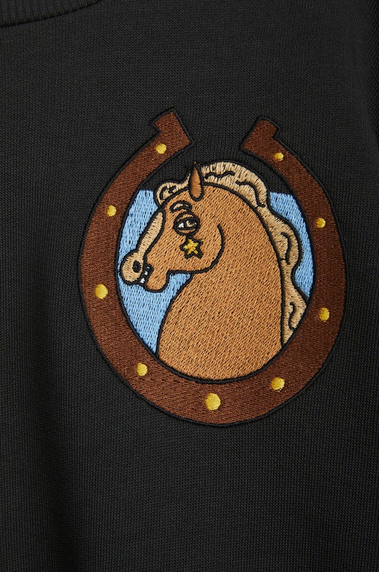 Chłopiec Mini Rodini bluza bawełniana dziecięca 2272011499 czarny