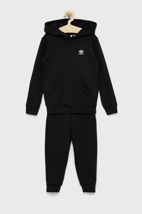adidas Originals gyerek együttes elasztánnal fekete HK2958