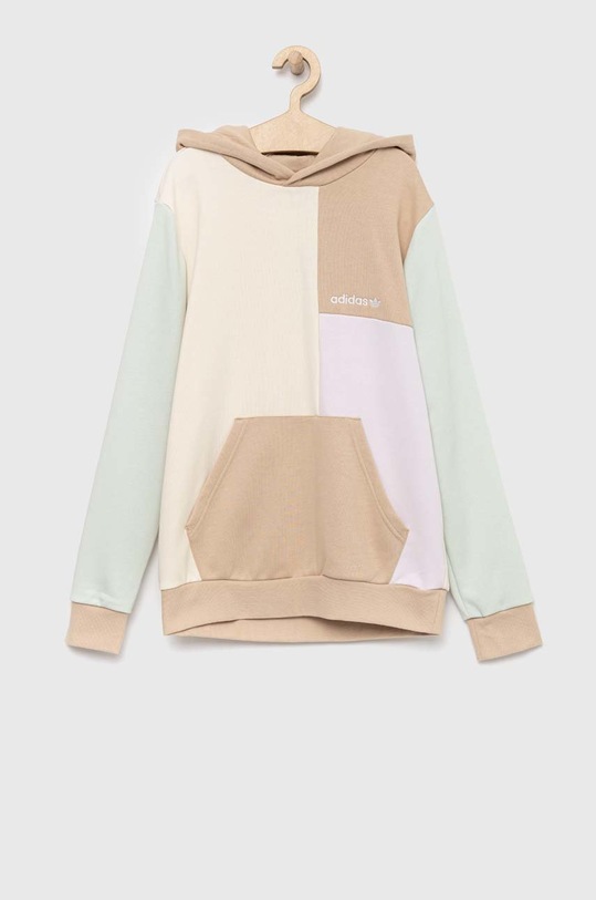Detská mikina adidas Originals s kapucňou viacfarebná HK9816