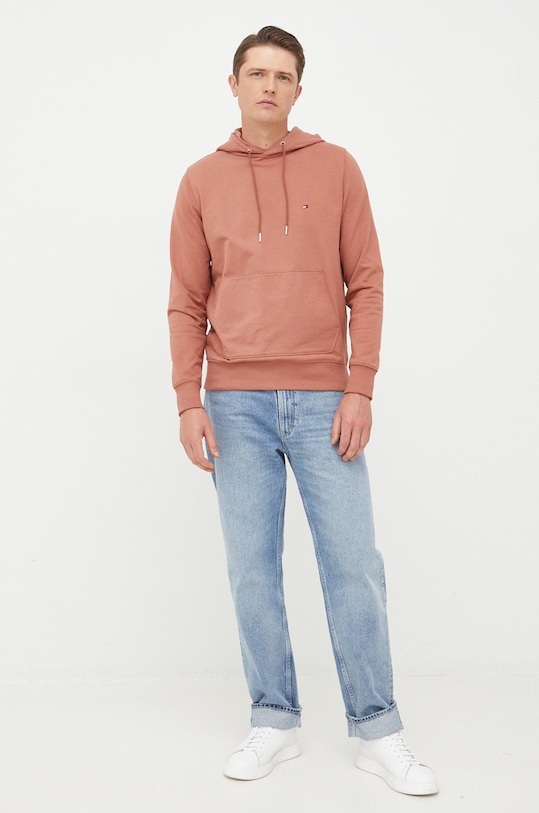Tommy Hilfiger bluza z kapturem różowy MW0MW24352.9BYY