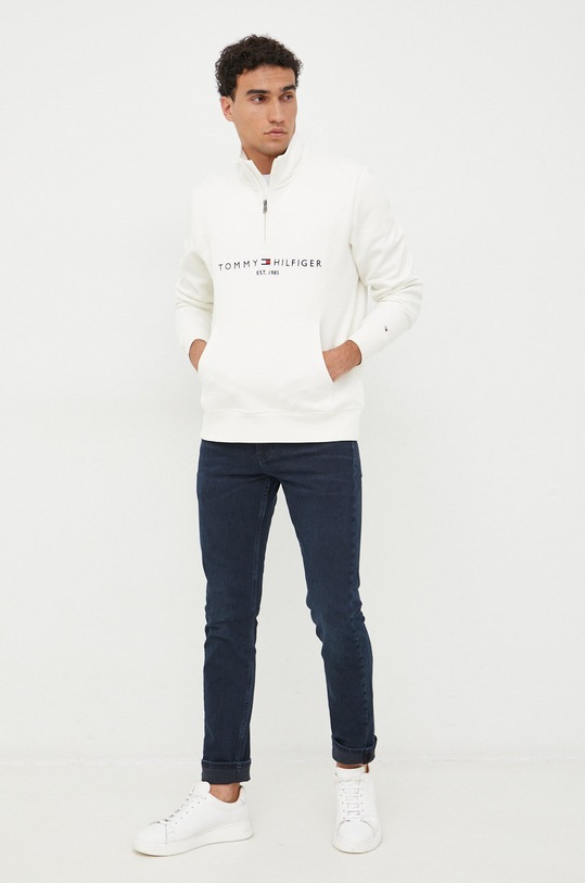 Bluza Tommy Hilfiger MW0MW20954.9BYY bež AW22