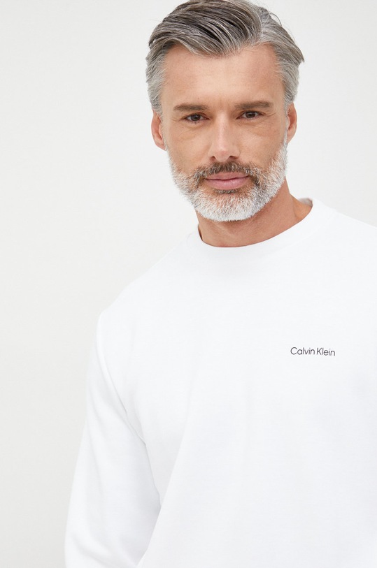 Mikina Calvin Klein bílá K10K109926.9BYY