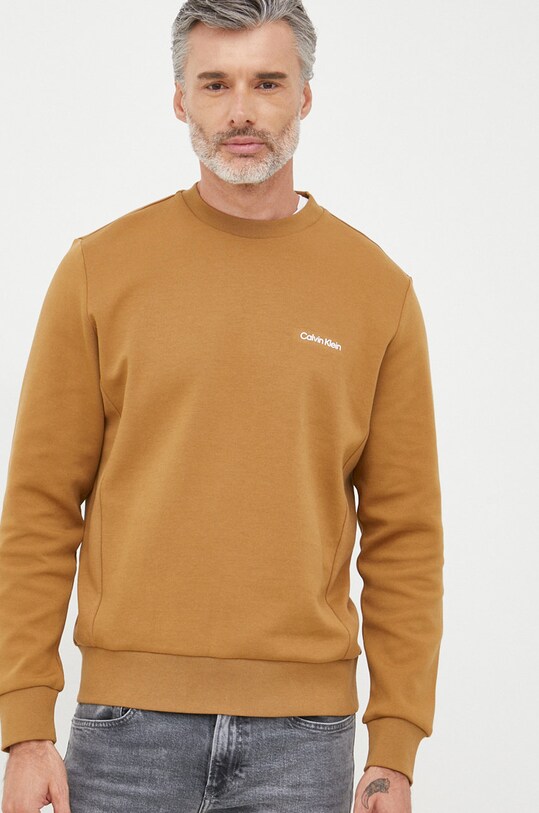 Суичър Calvin Klein кафяв K10K109926.9BYY