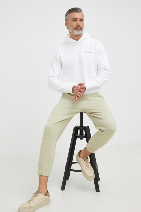 Calvin Klein bluza K10K109927.9BYY alb AA00