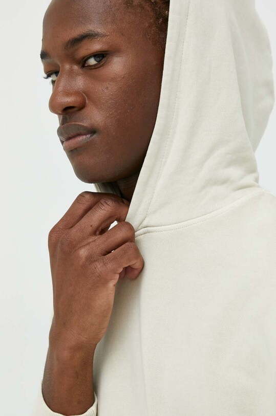 Jack & Jones hanorac de bumbac bej 12222708.Moonbeam