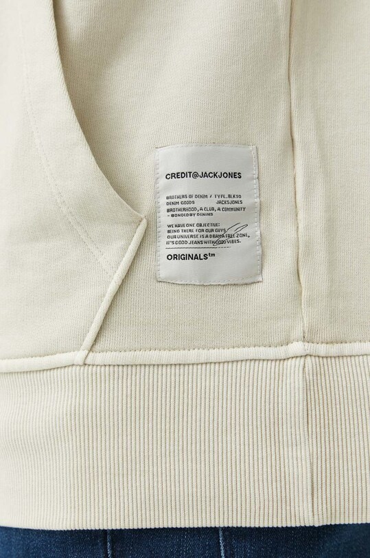 Jack & Jones hanorac de bumbac 12222708.Moonbeam bej