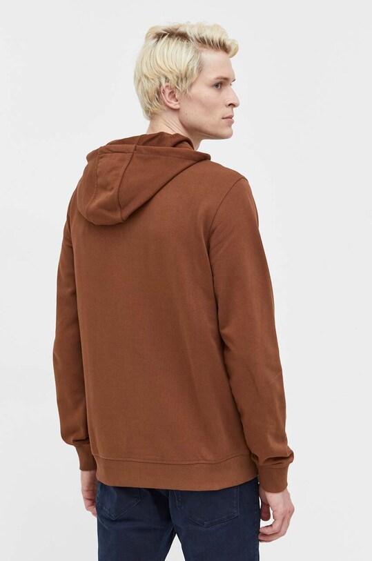 Одежда Хлопковая кофта HUGO 50473168 коричневый