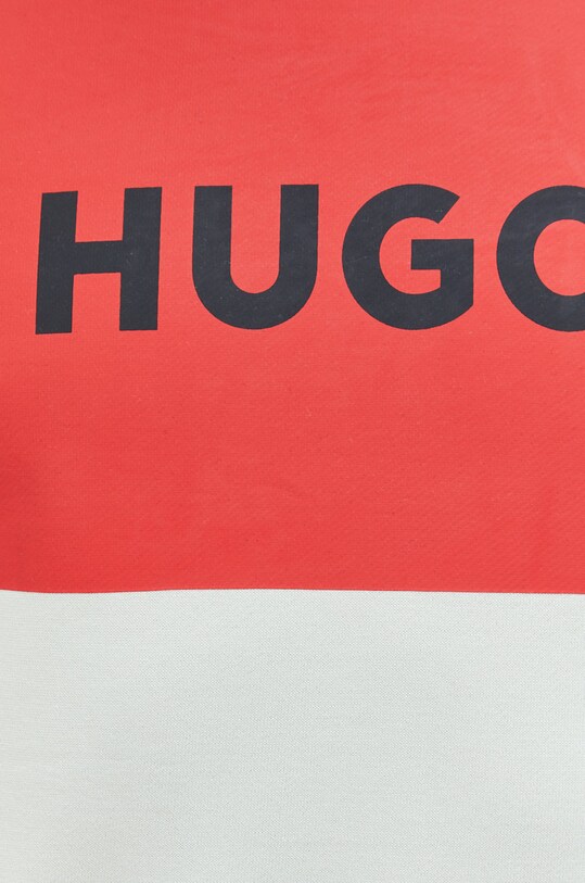 Хлопковая кофта HUGO 50473168 зелёный