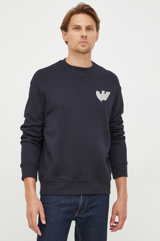 Emporio Armani bluza 6L1MB5.1JQNZ granatowy AW22
