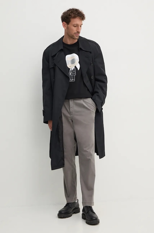 Bavlněná mikina Karl Lagerfeld 500951.705071 černá AA00