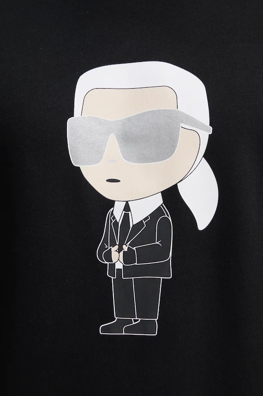 Bavlněná mikina Karl Lagerfeld 500951.705071 černá