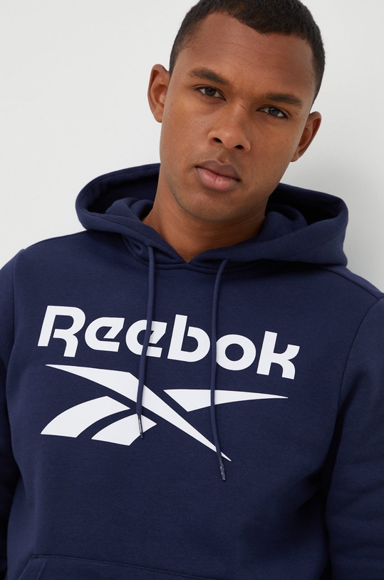 Reebok bluza z kapturem granatowy GR1660