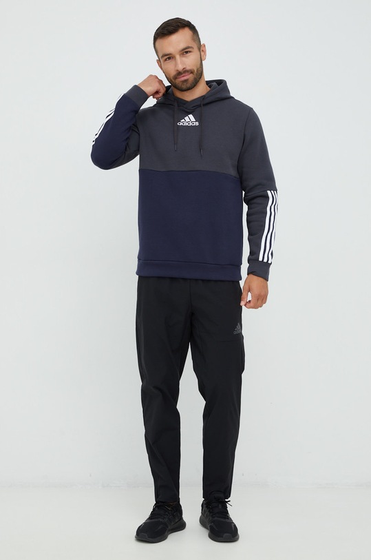 Суичър adidas с качулка сив HL1984