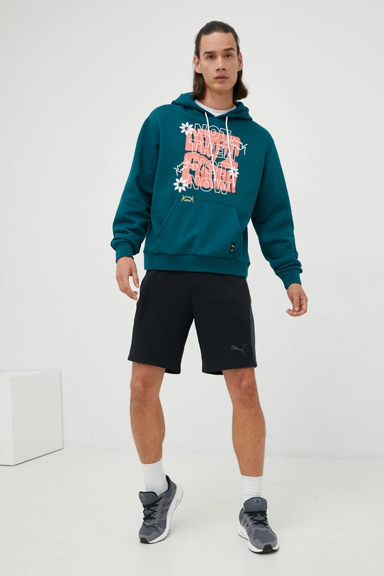 Спортивная кофта Puma Run It Back 536468 бирюзовый AW22