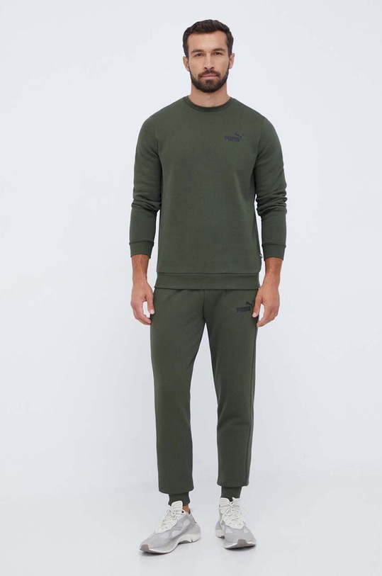 Puma bluza 586683 zielony AW23