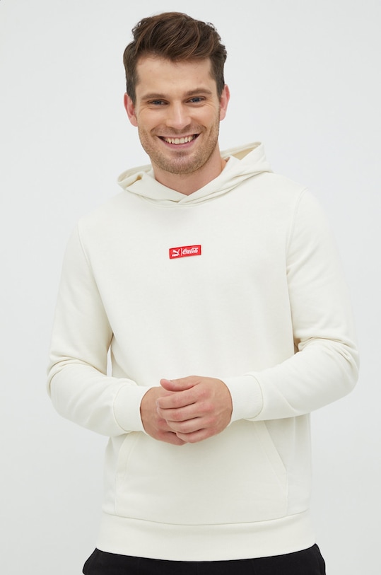 Puma felpa Puma x Coca Cola 536161 beige AW22