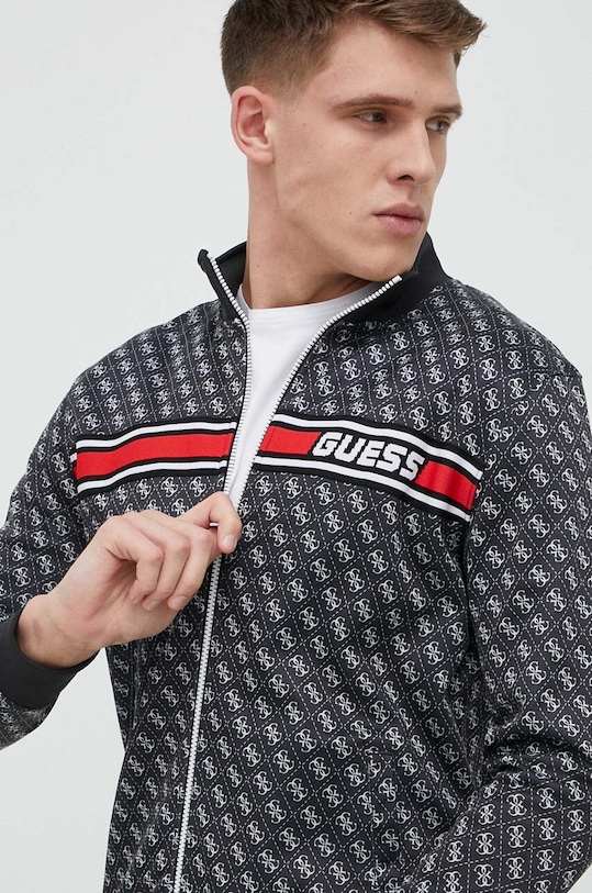 Guess bluza KORBIN negru Z2BQ06.FL04Q