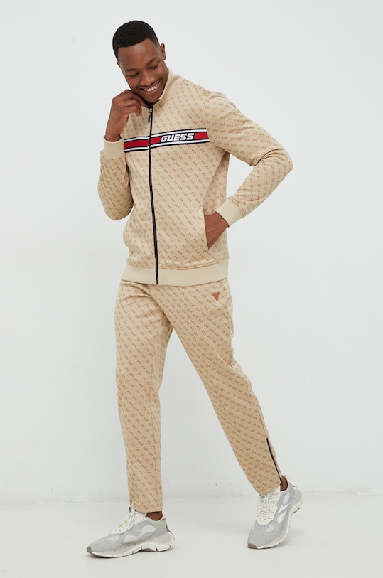 Guess bluza KORBIN Z2BQ06.FL04Q beżowy AW24