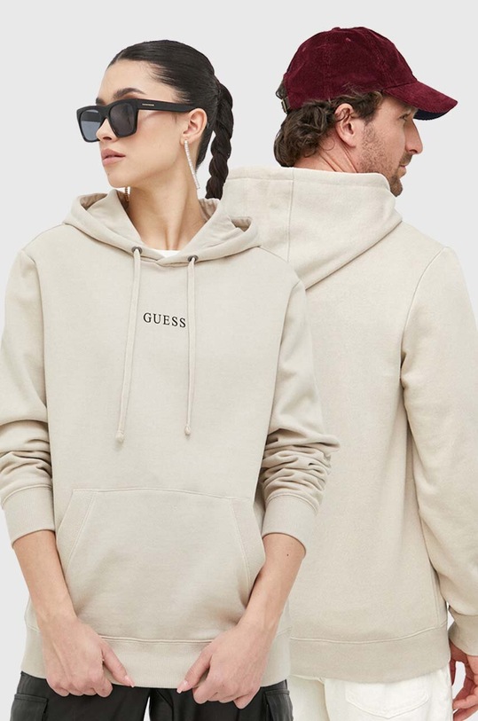 Mikina Guess ES ROY s kapucí béžová M2BQ50.K9YH1