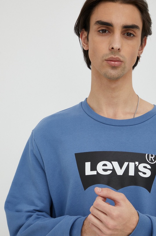 Levi's hanorac de bumbac albastru 38423.0015