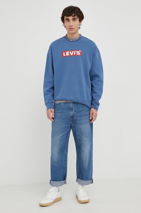 Levi's bluza 38712.0068 niebieski AW22