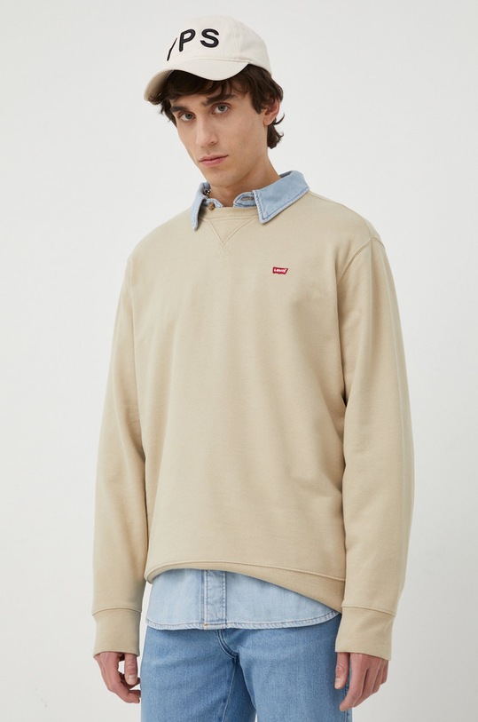 Levi's bluza bawełniana bawełna beżowy 35909.0020