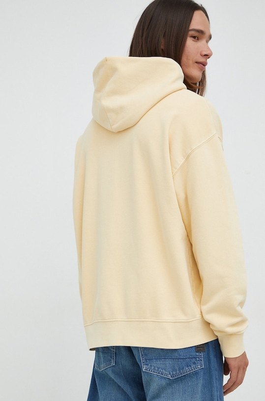 Ρούχα Βαμβακερή μπλούζα Levi's A0747.0029 κίτρινο