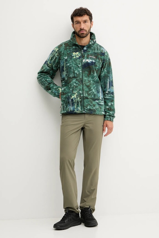 Columbia bluza sportowa Steens Mtn Print 1478231 zielony AW25