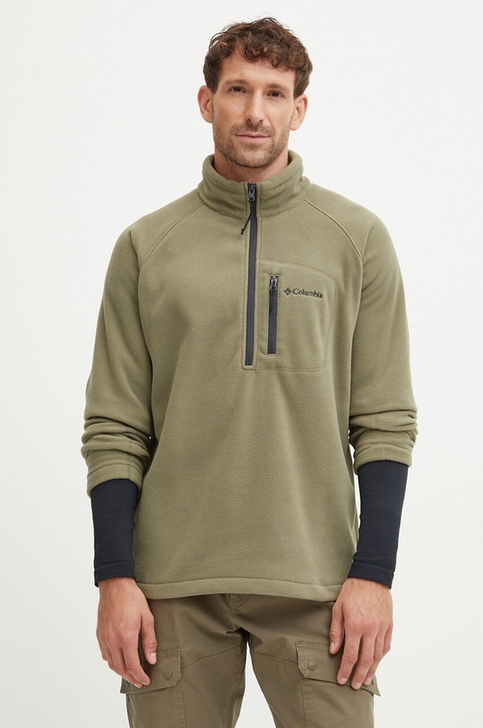 Спортивная кофта Columbia Fast Trek III без капюшона зелёный 1553511
