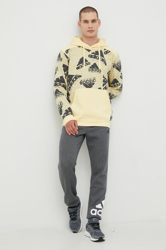 adidas bluza HK0367 żółty AW22