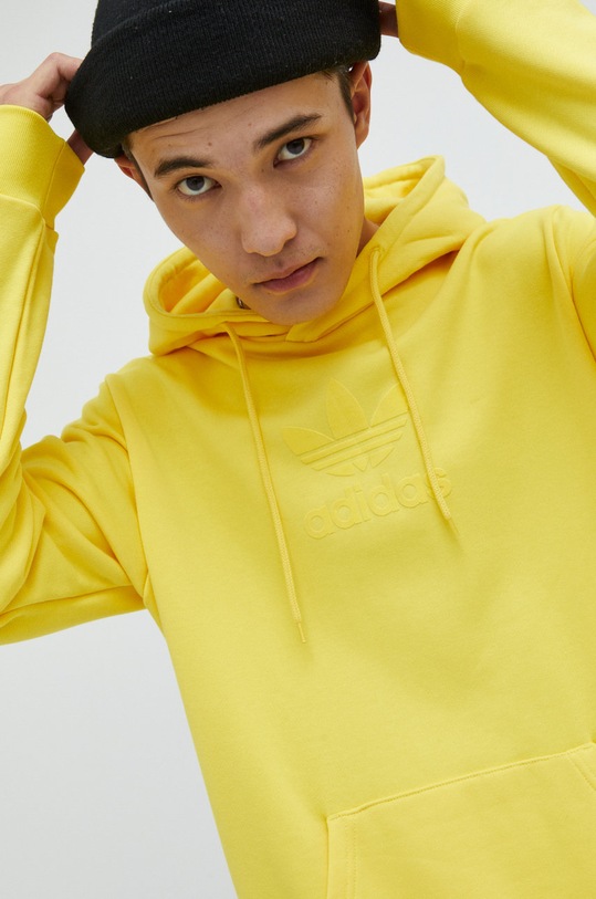 Памучен суичър adidas Originals HK2791 жълт