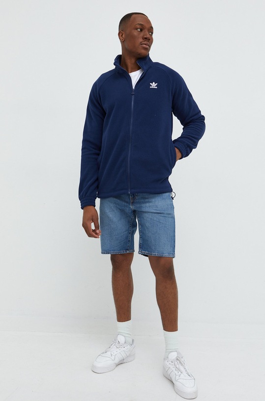 adidas Originals bluza HK7296 bleumarin AW22