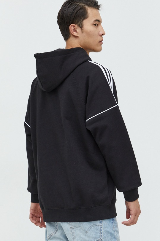Îmbrăcăminte adidas Originals hanorac de bumbac HK7309 negru