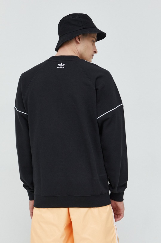 Одежда Хлопковая кофта adidas Originals HK7344 чёрный