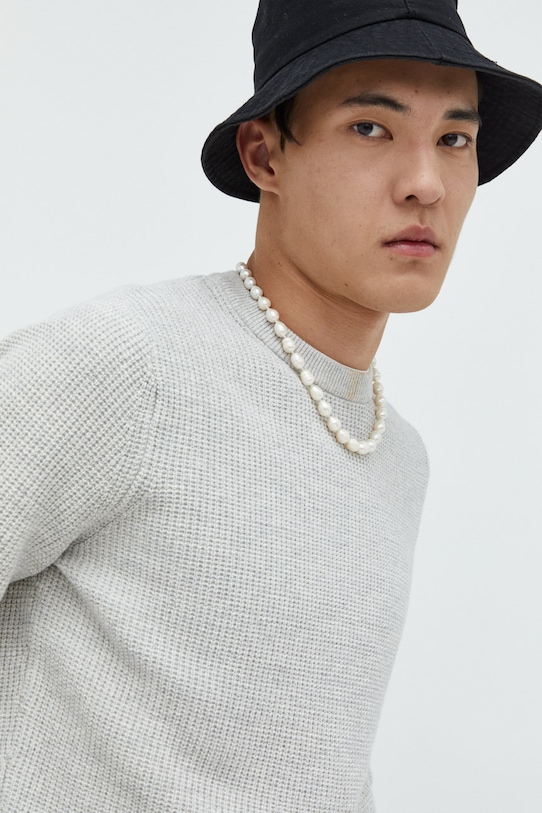 Superdry sweter bawełniany szary M6110459A.7AR