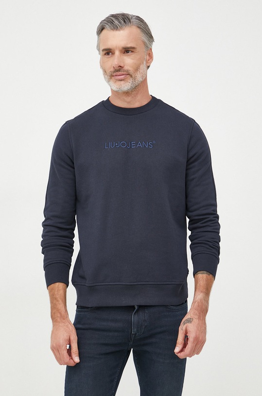 Liu Jo bluza z elastanem granatowy M000P203CREWJEANS